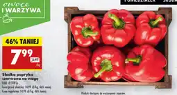 Biedronka Słodka papryka czerwona na wagę oferta