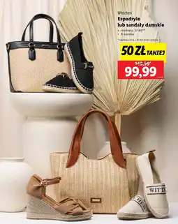 Lidl Wittchen espadryle lub sandały damskie oferta