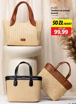 Lidl Wittchen torebka lub plecak damski oferta