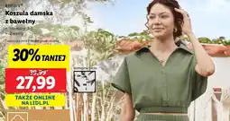 Lidl Esmara koszula damska z bawełny oferta