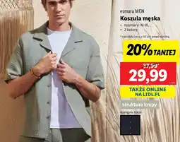 Lidl Esmara men koszula męska oferta
