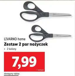 Lidl Livarno home zestaw 2 par nożyczek oferta