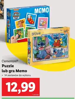 Lidl Clementoni puzzle lub gra memo oferta