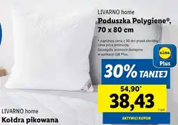 Lidl Livarno home poduszka polygiene oferta
