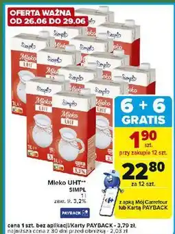 Carrefour Express Mleko 3.2% Simpl oferta