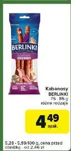 Carrefour Express Kabanosy bbq & bekon Morliny Berlinki oferta