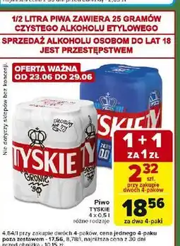 Carrefour Express Piwo Tyskie 0.0% oferta