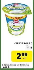 Carrefour Express Jogurt naturalny Zott Primo oferta