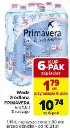 Carrefour Express Woda lekko gazowana Primavera oferta
