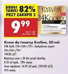 Biedronka Luksusowy krem-koncentrat 70+ na dzień i noc spf 8 Eveline Biohyaluron 4D oferta