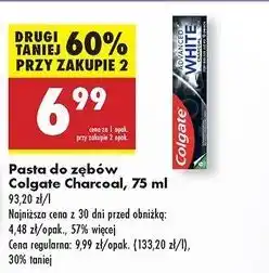 Biedronka Pasta do zębów charcoal Colgate Advanced White oferta