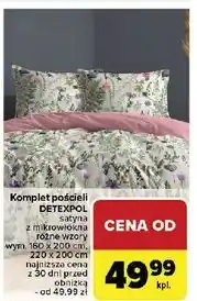 Carrefour Komplet pościeli satynowej 220 x 200 cm + 2 70 80 Detexpol oferta