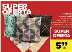 Carrefour Poszewka na poduszke 40 x cm oferta