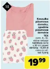 Carrefour Spodnie piżamowe damskie s-xl Tex oferta