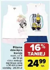 Carrefour Piżama dziecęca 3-14 lat oferta