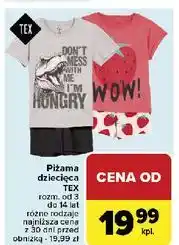 Carrefour Piżama dziecięca 3-14 lat Tex oferta