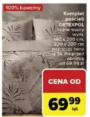 Carrefour Komplet pościeli satynowej 220 x 200 cm + 2 70 80 Detexpol oferta