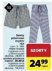 Carrefour Spodnie piżamowe męskie s-xxxl Tex oferta