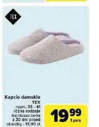 Carrefour Kapcie damskie 36-41 Tex oferta