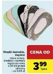 Carrefour Stopki męskie oferta