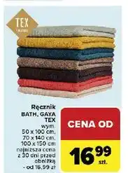 Carrefour Ręcznik gaya 100 x 150 cm Tex oferta