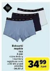 Carrefour Bokserki męskie Tex oferta