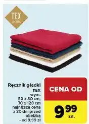 Carrefour Ręcznik 70 x 120 cm Tex oferta