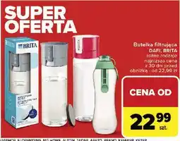Carrefour Butelka filtrująca wodę z wkładem 600 ml różowa Brita oferta