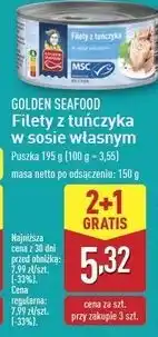 ALDI Filety z tuńczyka w sosie własnym Golden Seafood oferta