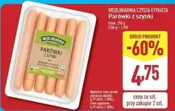 ALDI Parówki z szynki Wędliniarnia Czysta Etykieta oferta