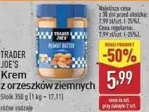 ALDI Masło orzechowe crunchy Trader Joe's oferta