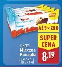 ALDI Baton Kinder Mleczna Kanapka oferta
