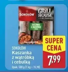ALDI Kaszanka z boczkiem i cebulką Sokołów Grill House oferta