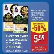 ALDI Pierożki gyoza z warzywami + sos sojowy Konspol oferta