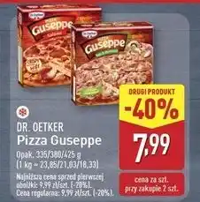 ALDI Pizza z szynką i pieczarkami Dr. Oetker Guseppe oferta