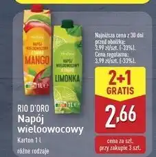 ALDI Napój limonka Rio D'oro oferta