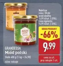ALDI Miód nektarowo-spadziowy Grandessa oferta