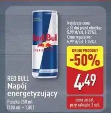 ALDI Napój energetyczny Red Bull oferta