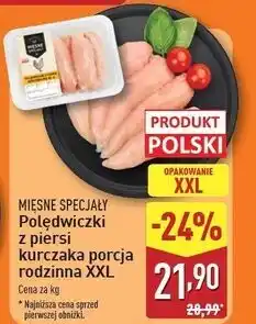 ALDI Polędwiczki z piersi kurczaka Mięsne Specjały Zawsze Świeże (Aldi) oferta