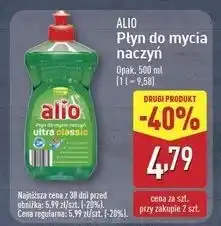 ALDI Płyn do mycia naczyń ultra classic Alio oferta