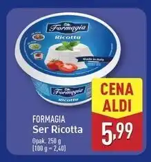 ALDI Ser ricotta Formagia oferta