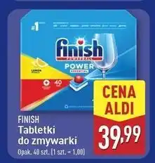 ALDI Tabletki do zmywarek lemon Finish Power Essential oferta