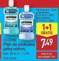 ALDI Płyn do płukania ust Listerine Stay White oferta