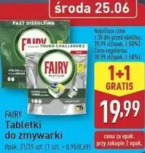 ALDI Tabletki do zmywarek lemon Fairy All In 1 oferta