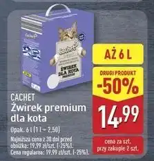 ALDI Żwirek dla kota classic premium Cachet oferta