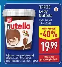 ALDI Lód Nutella oferta