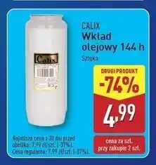 ALDI Wkład olejowy do znicza 144 h Calix oferta