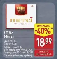 ALDI Bombonierka czerwona Storck Merci oferta