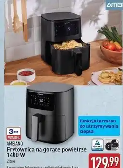 ALDI Frytkownica na gorące powietrze 1400w Ambiano oferta