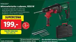 Lidl Parkside młotowiertarka z udarem, 1050 w oferta
